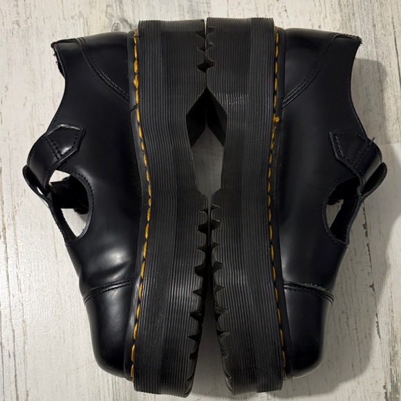 Dr. Martens Bethan Black Platform Mary Jane’s Size 7 - Picture 11 of 16